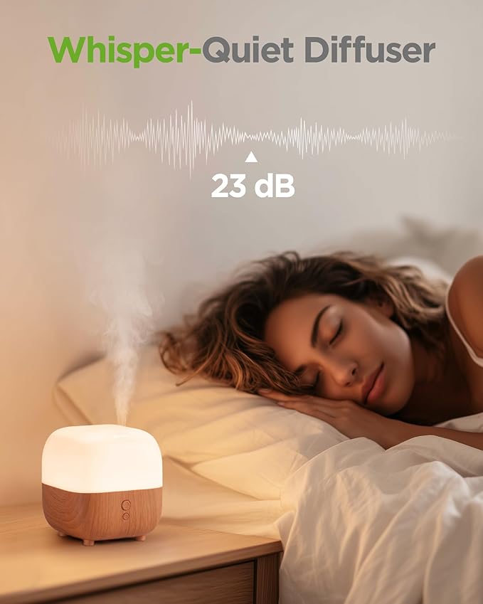InnoGear 150ml Essential Oil Diffuser, 5-in-1 Diffusers for Home Scent 8 LED Color Aromatherapy Diffuser Air Desk Mini Humidifier Small Vaporizer Aroma Diffuser for Computer Laptop Office, Medium - Image 8