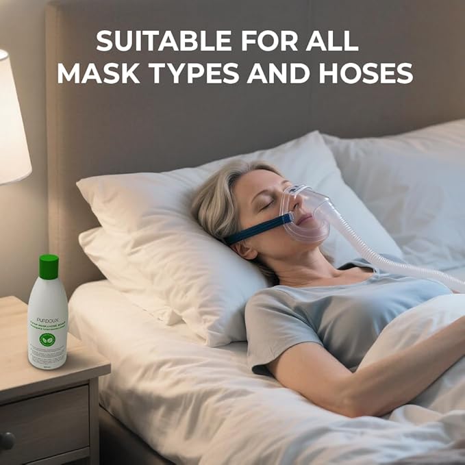 Purdoux CPAP Mask & Hose Soap Unscented(Pack of 3 Bottles, 250ML / 8.4OZ Green Tea-Mint)-CPAP Supplies, CPAP Accessories, CPAP Soap Cleaner for CPAP Machine - Image 7