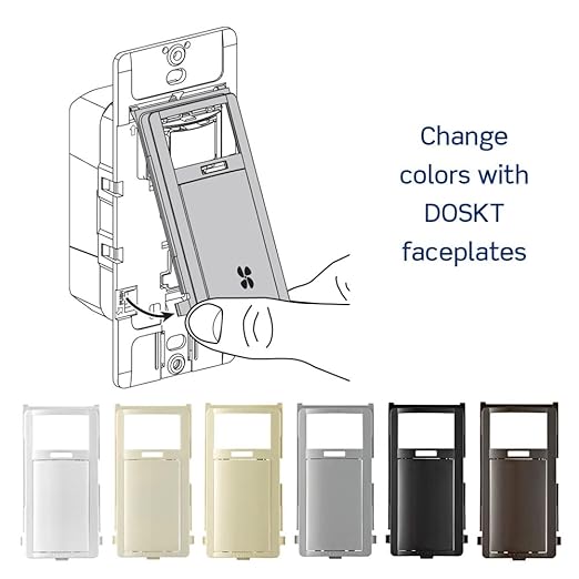 Leviton Humidity Sensor Switch for Bathroom Exhaust Fan, Automate Ventilation, Air Circulation, Moisture Control, ¼ HP, Single Pole, DHS05-1LT, Light Almond - Image 8