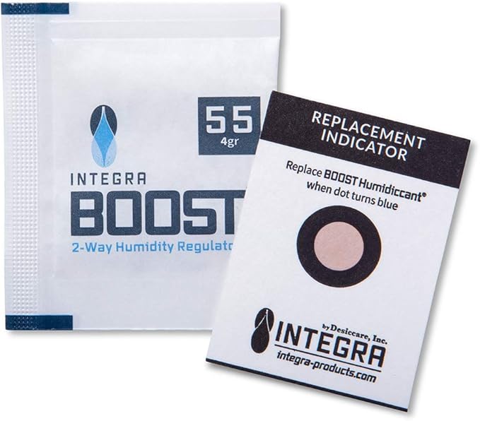 Integra Boost 55% RH Level - 4 Gram Size - Two-Way Humidity Control Pack - Incl. Replacement Indicator Cards - Food Storage & Herbs Moisture Balancer for Up to 1/2 oz (Pack of 50) - Image 5