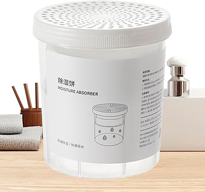 Damp Moisture Absorber - Compact Humidity Trap, Portable Odor Eliminator | Refillable Dehumidification Accessories, Effective Closet and Bathroom Dehumidifier, Safe Storage Protection for Shoes, Cloth - Image 9