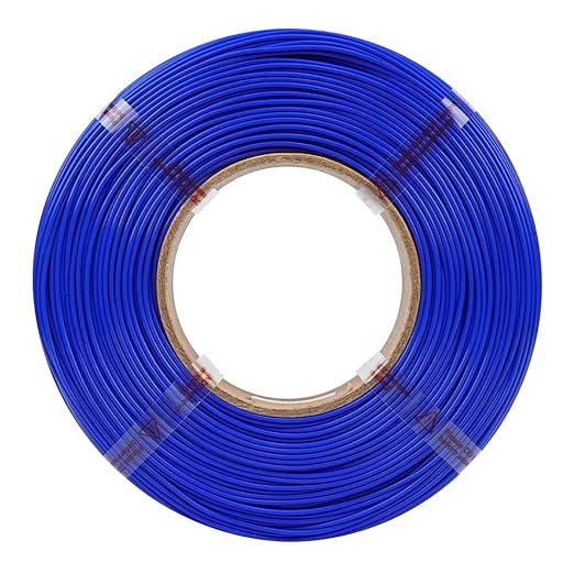 Inland V2 PLA PRO (PLA+) 3D Printer Filament Refill, 1.75mm Spooless Filament, Dimensional Accuracy +/- 0.03mm, 1KG (2.2lbs) Blue Refill for Inland Reusable Spools, Bambu Lab Compatible - Image 2