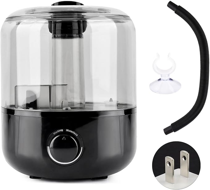 Reptile Humidifier Fogger, 3L Visible Tank Reptile Miste-r for Reptile & Amphibians Terrariums, with Hose Nozzle for Bearded Dragon/Lizard/Gecko/Snake/Tortoise/Moss - Image 9
