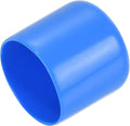 uxcell 20pcs Rubber End Caps 25mm ID Vinyl Round Tube Bolt Cap Cover Screw Thread Protectors Light Blue by uxcell