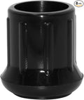 Flyshop 1", 25 mm Chair Leg Caps Furniture Table Covers Floor Protectors Non-Scratch Odourless Synthetic Rubber Leg Tips Straight Round 8 Pack by Flyshop