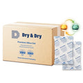 Dry & Dry 500 Gram [120 Packs] Orange Indicating(Orange to Dark Green) Mixed Silica Gel Packets - Food Safe Rechargeable Silica Packets Desiccants Silica Gel Packs Silica Gel Packets by DryDry