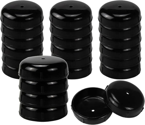 1-1/2 inch Wrought Iron Patio Furniture Feet Caps,24 Packs Round Plastic Outdoor Chair Leg Floor Protectors, Chair Leg Caps, Patio Furniture Replacement Feet Pads Black by APPLIANCEMATES by YourHomeApplianceMates