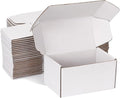Small Shipping Boxes 6x4x3 Inch (25 Pack) - Sturdy White Corrugated Cardboard Boxes for Small Business, Ecommerce, Mailing & Packaging | Recyclable Gift & Storage Boxes by DUZCLI