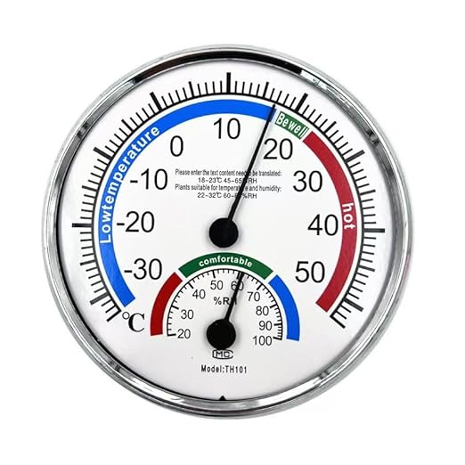 5" Indoor Outdoor Hygrometer/Thermometer, Humidity Gauge Indicator Temperature Humidity Monitor for Home, Office, Garden, Patio, Warehouse by Unknown