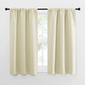 NICETOWN Kitchen Curtains, Short Blackout Curtains & Drapes, Home Decoration Privacy Thermal Insulated Curtains for Unicorn Theam Room (Beige, 34" Wide, 54" Long, 2 PCs) by NICETOWN