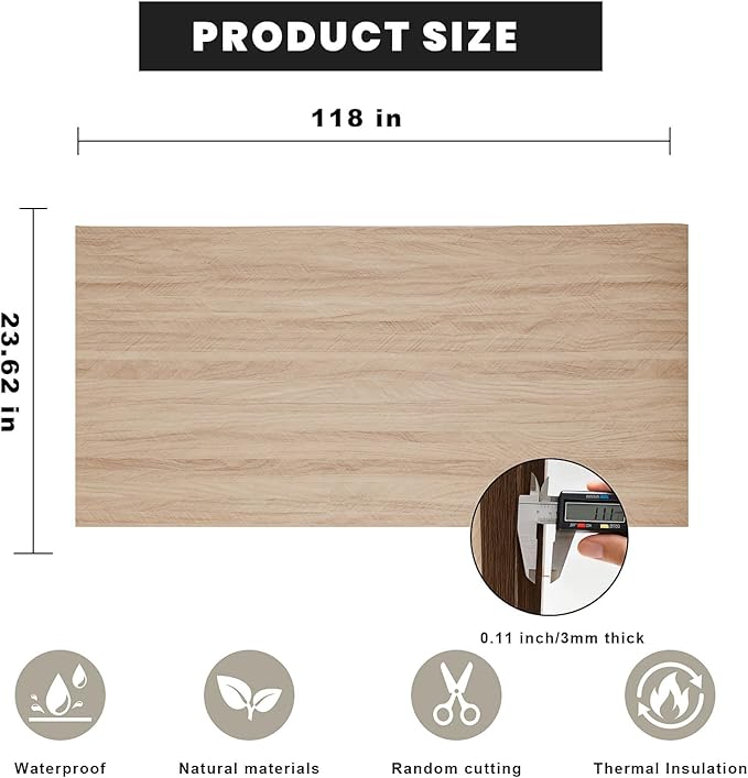 3D Wall Panels Peel and Stick – 23.82"x110" PVC Faux Travertine Texture, Self Adhesive Waterproof Wall Covering, DIY Accent Wall, Sofa Background Backsplash & Modern Home Decor, Covers 18 sq.ft - Image 2