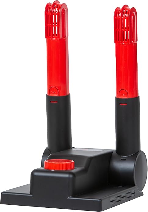 JobSite Portable Boot Dryer and Deodorizer – Fast Drying for Work Boots, Shoes, Boxing Gloves, Cleats & Ski Gear – Telescopic Collapsible Boot Warmer with ETL Certification - 2 pack by JobSite