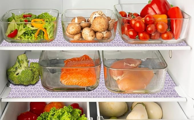1 Rolls 12" W x 360" L Floral Drawer and Shelf Liner for Cabinets, Non-Adhesive Strong Grip Non-Slip Flower Shelf Cabinet Kitchen Shelf Liners for Kitchen Cabinets - Image 3