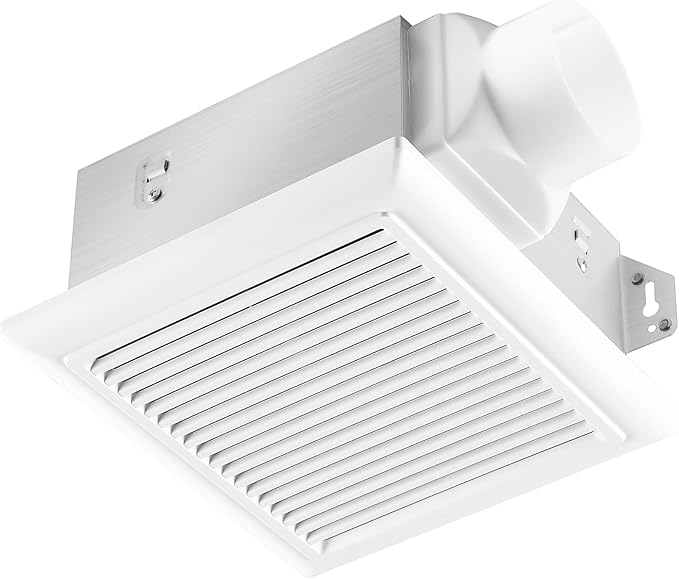 Bathroom Exhaust Fan 60 CFM 1.2 Sone, 3 Inch Duct, Quiet Energy Saving Ventilation Fan, Easy to Install Ceiling/Wall Mount, White, ETL Certified by Unknown