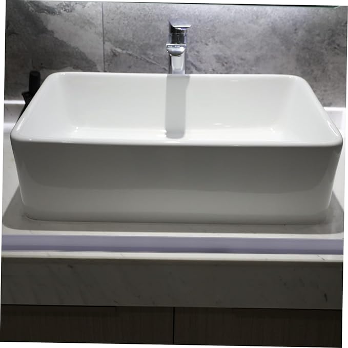 Amosfun Water Retaining Strip for Shower and Bathtub Self-Adhesive Splash Guard for Wet and Dry Separation Strong Adhesion Easy Installation Height Water Containment - Image 5