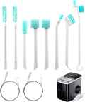 10-PCS Ice Maker Cleaning Brush Set, Small Cleaning Brushes Set & Crevice Household Cleaning Tool - Ideal for Ice Makers, Home Appliances,Tiny Detail Scrub Cleaner Tool by Unknown