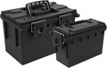 Sheffield 12706 Storage Bins With Lids, 2-Pack Stackable Storage Bins, Made in USA, Lockable and Water-Resistant Containers with Lids, Plastic Containers for Home, Classroom, and Dorm by Sheffield