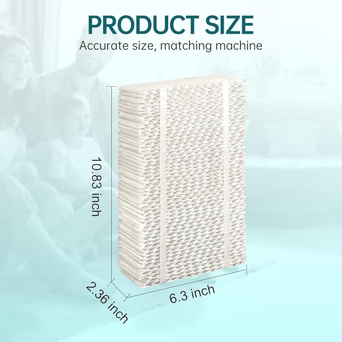 HDC411 Replacement Wicking Humidifier Filter Compatible with AIRCARE Humidifier HDC3120DCN TE3140DSLV-EC HD1205 HD1211 HD2412 4 Packs - Image 3