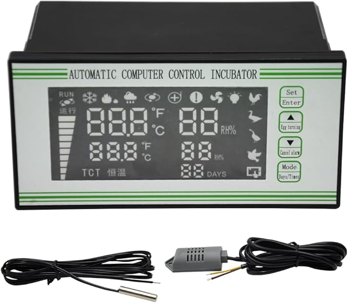 Fully Automatic XM-18S Incubator Controller Thermostat Temperature Humidity Controller for Egg Incubator by Unknown