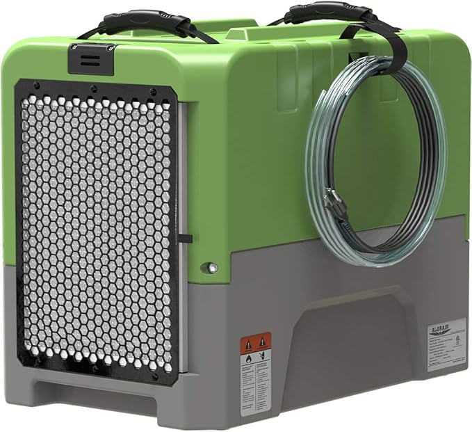 ALORAIR 180PPD LGR Commercial Dehumidifier with Pump for Basement Warehouse & Job Sites, Large Space Crawl Space Dehumidifier for Efficient Water Damage Restoration,5 Years Limited Warranty, Green by ALORAIRSOLUTIONSINC0J0DC