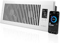 AC Infinity AIRTAP T4 White, Register Booster Fan for 4” x 12” Register Holes, Improves Heating & Cooling Vents, Quiet 10-Speeds, Bluetooth App Control Data Alerts. ONLY FITS 4” x 12” Duct Openings by ACInfinity