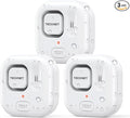 TECKNET Water Leak Detectors for Home, 120dB Water Sensor Alarm Leak Detector, IP66 Waterproof, Water Leak Detectors for Bathroom, Sink, Laundry, Window, Basements, Kitchens(3 Pack, Battery Included) by Tecknet