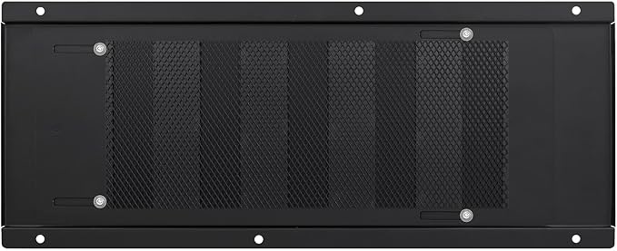 Foundation Vent Cover,Crawl Space Vent Cover for Foundation Garage Attic Home Improvement,16"x6.5" 3PCS Outdoor Crawl Space Air Wall Vent Cover with Damper&Screen to Reduce Moisture,Black - Image 7