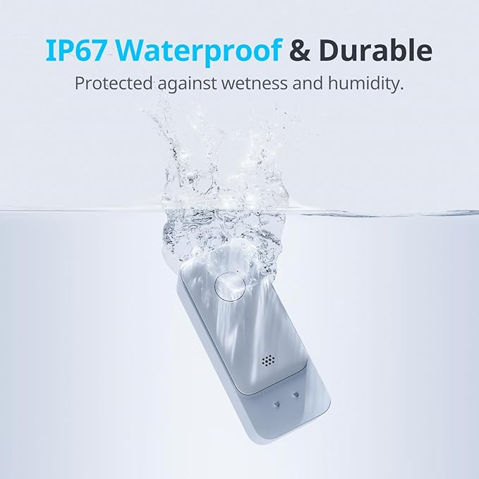 SwitchBot WiFi Water Sensor, Smart Water Leak Detector, 100dB Adjustable Alerts & App Alerts, IP67 Waterproof, Wireless Detector for Kitchen, Bathroom, Basement, No Hub Required (Support 2.4G) (3) - Image 8