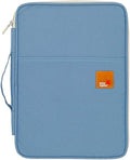 Document A4 Bag Case Waterproof Organizer Portfolio Office Travel Zipper Multi-Function Pouch by El-fmly