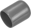 uxcell 20pcs Rubber End Caps 15mm ID Vinyl PVC Round Tube Bolt Cap Cover Screw Thread Protectors Dark Grey by uxcell