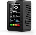 5 in 1 Air Quality Monitor CO2 Meter Carbon Dioxide Detector CO2 CO TVOC HCHO PM2.5 PM1.0 PM10 Temperature Humidity Detection by Unknown