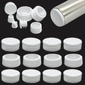 1-9/16" (40mm) Plastic Hole Plugs White -Round Chair Leg Caps, Flush Mount Pipe Plugs, Tubing End Caps for Metal&Wood Legs Tube, Outdoor Furniture Feet caps & Table Plastic Plugs, 12 PCS by EASYEAH