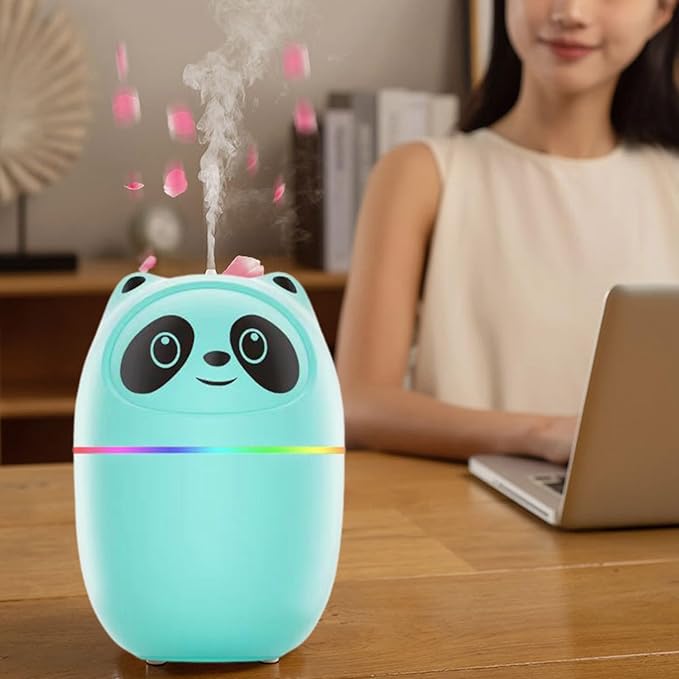 Humidifiers for Bedroom,250ml Easy To Fill and Clean,Quiet Ultrasonic Mini Humidifier with 2 Mist Modes and Color Nightlight,Auto Shut-Off Air Humidifier for Nursery Plants Indoor Home - Image 5