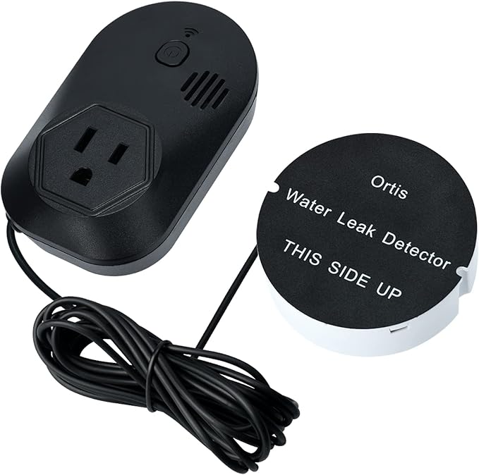 Water Alarm Leak Detector, Ortis Leak Detector Alarm, 95 DB, Prevent Serious Floods and Water Damage by SafeEfficientToolSwitches