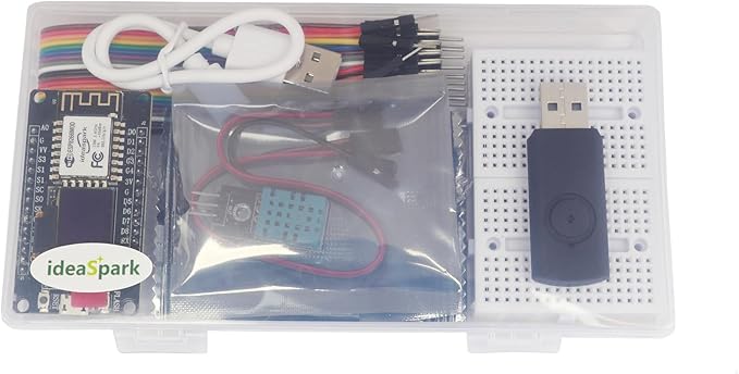 ESP8266 Weather Station and Weather Instrument Kit,NodeMCU ESP8266 Integrated 0.96'' OLED Board DHT-11 Temperature Humidity BMP-180 Atmospheric Pressure BH1750 Light Sensor for Arduino IoT Starter - Image 7