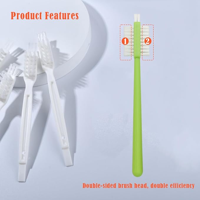 3Pcs Juicer Cleaning Brushes Compatible with Omega 8006, VRT, 8004 8003 VERT VRT350 VRT330 Masticating Juicers Replacement Cleaner, HD Bristles - Image 5