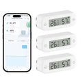 eMylo WiFi Thermometer Hygrometer Sensor, Smart Wireless Indoor Temperature Humidity Monitor with App Alerts, Free Data Storage Export, for Home Room Pet Greenhouse, Compatible with Alexa, 3 PCS by eMylo