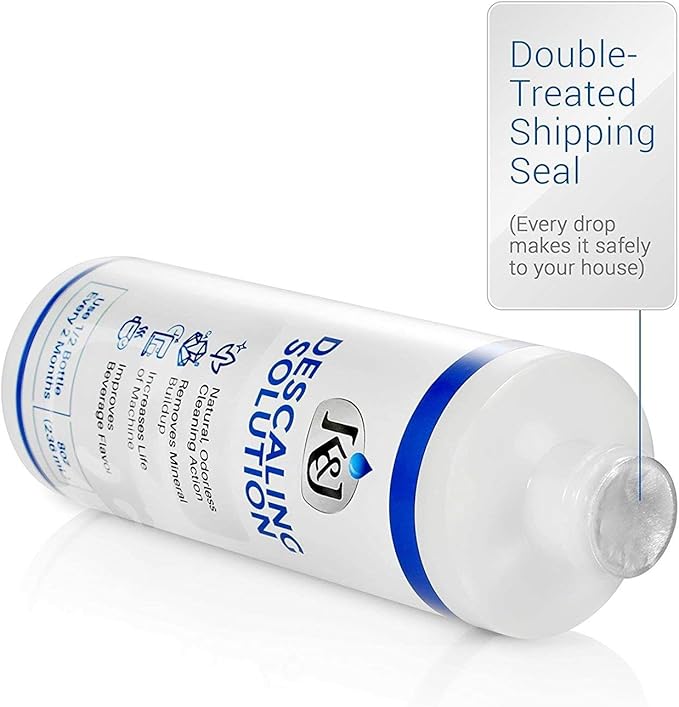 K&J Pemium Descaling Solution (4 uses) - Made in USA - Descaler for Keurig, Breville, Nespresso, Delonghi, Cuisinart, and all Coffee and Espresso Machines - Image 4