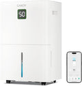 Candy 98 Pints Dehumidifier for Spaces up to 5000 Sq. Ft, Dehumidifier for Home, Basements and Large Rooms with Drain Hose and 1.45 Gallons Water Tank by CANDY