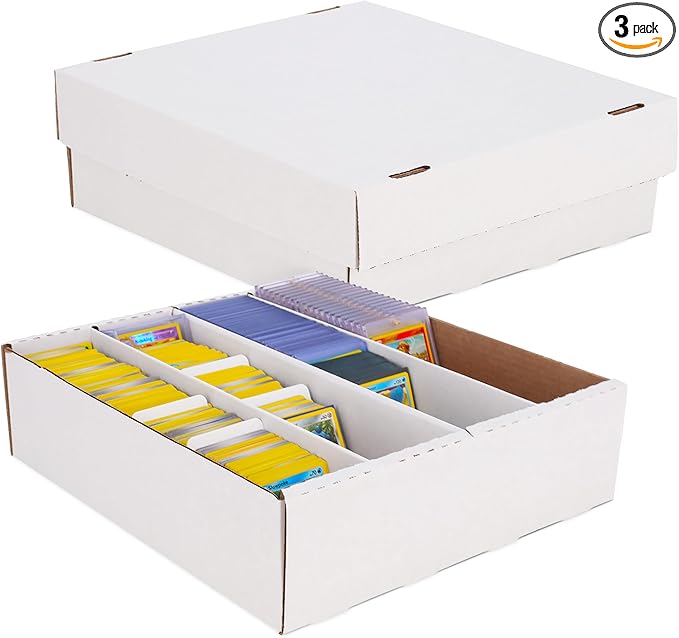 BCW Monster Box - 3ct Trading Card Storage Box | Holds 3200 Cards | Sports & TCG Card Organizer by BCW