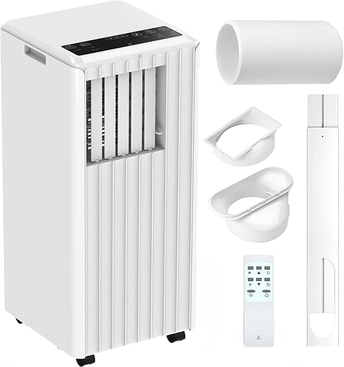 GAOMON 8000 btu Portable Air Conditioners Windowless for Bedrooms,3-In-1 Portable AC Unit for Room with 24h Timer & Remote Control,Drainage-free,Dehumidifier,Sleep Mode,Fan by GAOMON