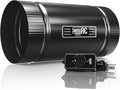 4 Inch Inline Duct Fan with Speed Controller –130 CFM, Ultra-Quiet 48dB, 5W Energy Efficient – for Grow Tents, Hydroponics, Attic, Greenhouse, Ventilation, Exhaust (4in Inline Fan) by AITECAC