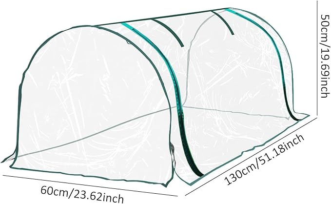 Small Greenhouse, Plant , PVC Garden Accessory Tent , Greenhouse Indoor , Plant Protection Fleece, Plant Protection Fleece, Green Houses for Outside Winter Air Circulation - Image 6