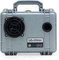DemerBox: Waterproof, Portable, and Rugged Outdoor Bluetooth Speakers. Loud Sound + Deep Bass, 40+ hr Battery Life, Dry Box + USB Charging, Multi-Pairing Party Mode (Jetport Silver, DB1) by DemerBox