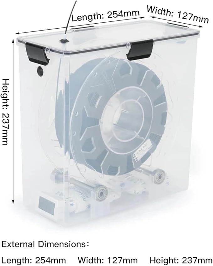3D Printer Accessories Filament Dry Box Storage Hot-Air Heating Storage Box Holder Filament Printing Material for All 1Kg FDM(Dryer Box KTI 1,2 Set) - Image 4