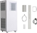 Portable Air Conditioners, Cool up to 350 Sq. Ft, 8,000 BTU 3-in-1 Movable AC for Bedroom with Dehumidifier, Fan, Sleep Mode, 24H Timer, Remote Control, and Window Installation Kit Included by Towallmark