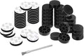 24 Pack Iron Outdoor Patio Furniture Chair and Table Feet Glide Protectors by L+CONTINUE