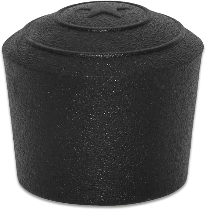 Flyshop 7/8", 22 mm, Patio Round Chair Leg Caps, Furniture Table Feet Covers Floor Protectors, Non-Marking Frosted Synthetic Rubber Legs Tips, 8 Pack, Black - Image 3