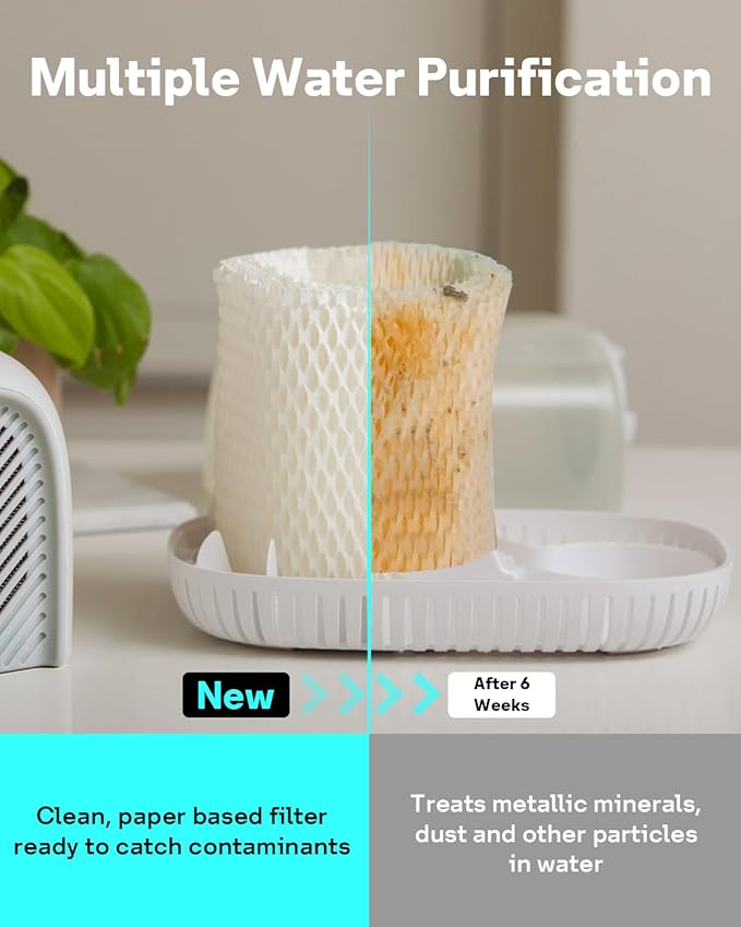 Leemone Humidifier Wicking Replacement Filter Compatible with Canopy Bedside and Nursery Humidifiers, Made with Wood Pulp, Paper Filter，3-Pack - Image 6