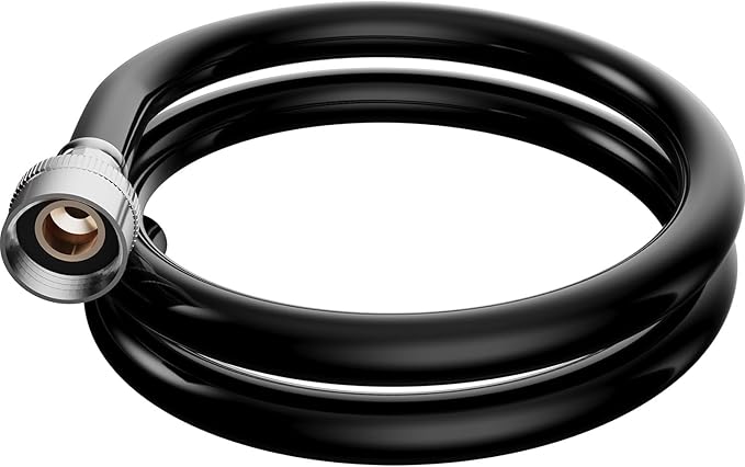 hOmeLabs Dehumidifier Drain Hose, ¾ Inch Connection, 5’, 5 Feet, Flexible PVC, Black by hOmeLabs